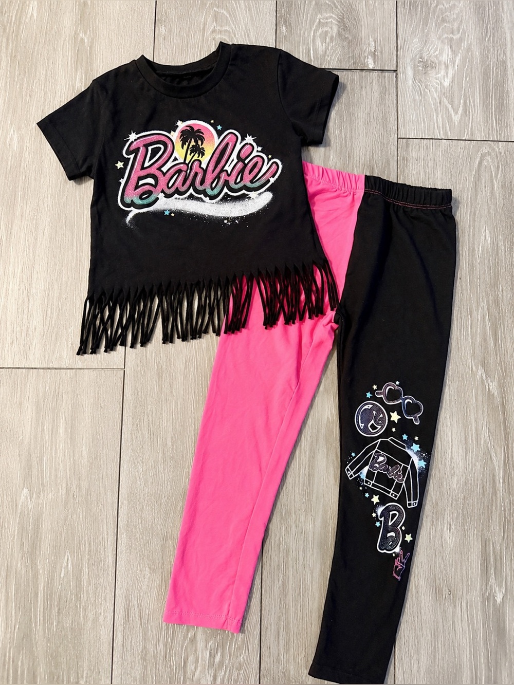 Barbie Girls 2 Piece Fringe Outfit Size 6 NWOT